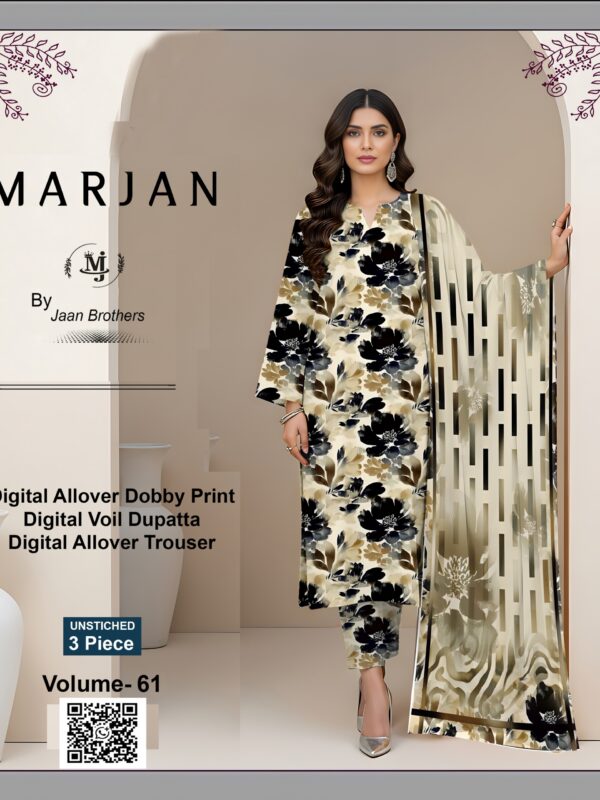 Marjan Volume 61 – Premium Printed Lawn Collection