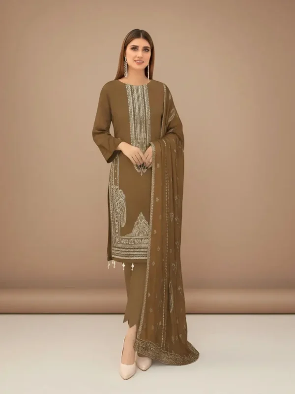 MARJAN volume 61 Embroidered 3-Piece Lawn Suit