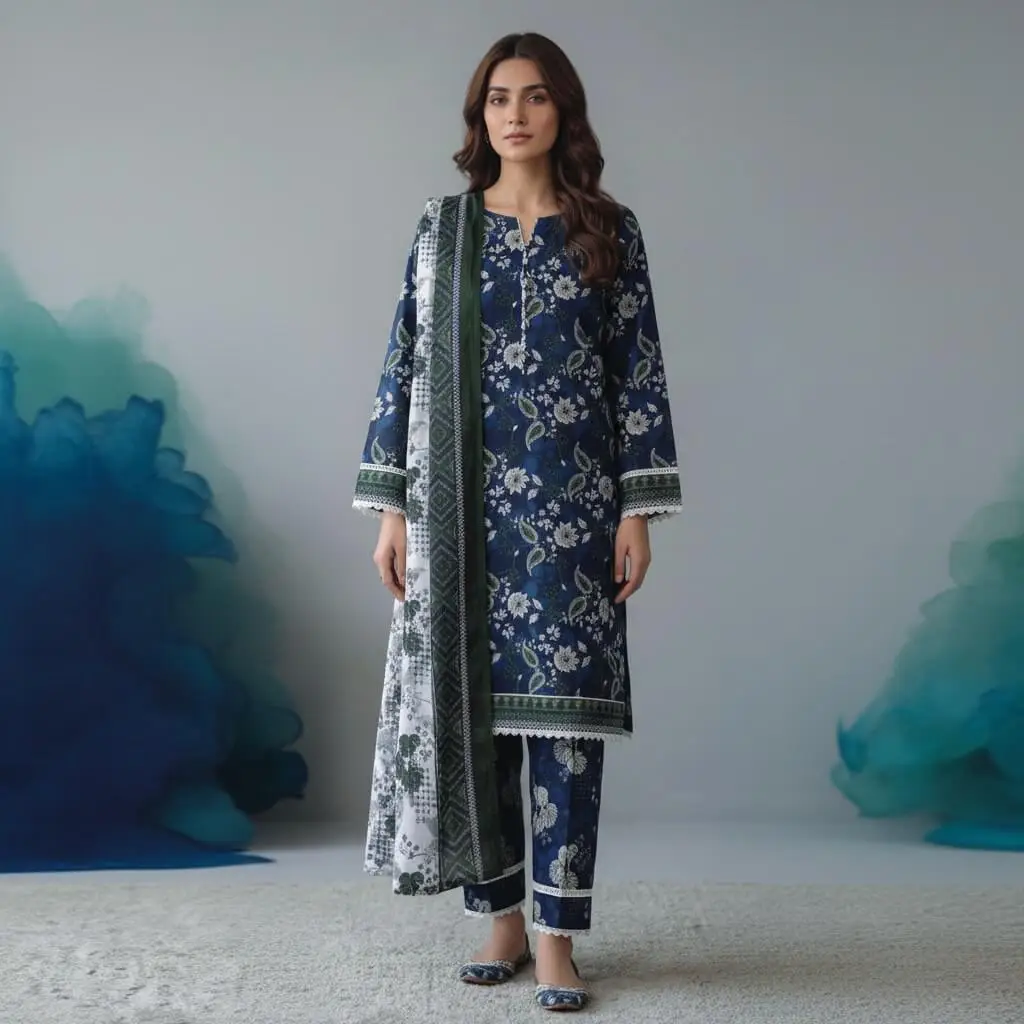 Saffron Collection – Vol 01-2026  Premium 3 Piece